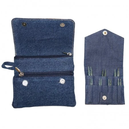 Set De Mini Agujas Circulares Intercambiables - Indigo Denim - KnitPro 4 Set De Mini Agujas Circulares Intercambiables - Indigo Denim - KnitPro - Imagen 2