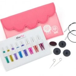 Set De Mini Agujas Circulares Intercambiables Zing KnitPro