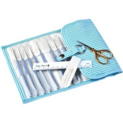 Set De Ganchillos De Acero Tulip Etimo Lavender Premium Gold