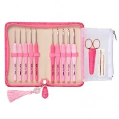 Set De Ganchillos Tulip Etimo Rose Softgrip
