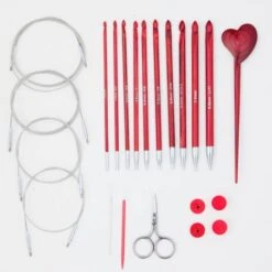 Set Ganchillos Tunecinos Con Accesorios Amore - Edición Limitada - KnitPro -Las Tijeras Magicas Tienda set ganchillos tunecinos con accesorios amore edicion limitada knitpro 3