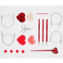 Set Ganchillos Tunecinos Con Accesorios Amore - Edición Limitada - KnitPro -Las Tijeras Magicas Tienda set ganchillos tunecinos con accesorios amore edicion limitada knitpro 4