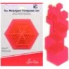 Set De 9 Plantillas Hexagonales Sew Easy -Las Tijeras Magicas Tienda set plantillas hexagonales sew easy