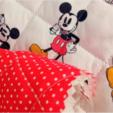 Tela Acolchada - Mickey Mouse 4 Tela Acolchada - Mickey Mouse - Imagen 2