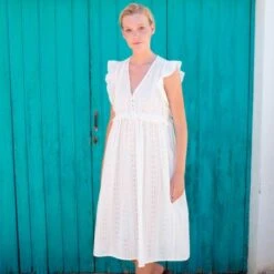 Tela Bordada Grannie Katia - White 5 Tela Bordada Grannie Katia - White -Las Tijeras Magicas Tienda tela bordada grannie katia white 1