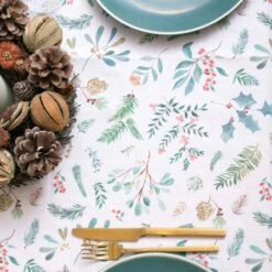 Tela Canvas Katia - Xmas Floral 7 Tela Canvas Katia - Xmas Floral -Las Tijeras Magicas Tienda tela canvas katia xmas floral 2