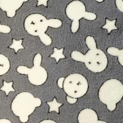 Tela Coralina - Conejitos Gris