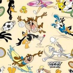 Tela De Algodón - Deportes - Looney Tunes