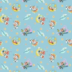 Tela De Algodón - Doraemon Y Nobita