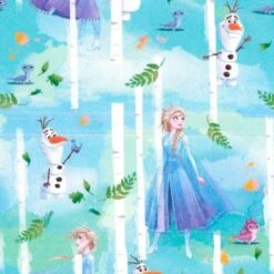 Tela De Algodón - Elsa Y Olaf - Frozen