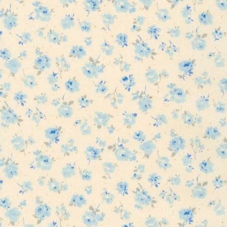 Tela De Algodón - Flowers. Petit Sophila - Robert Kaufman 3 Tela De Algodón - Flowers. Petit Sophila - Robert Kaufman