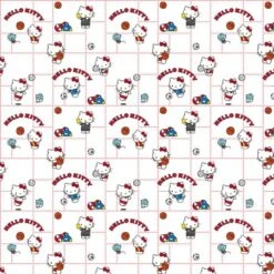 Tela De Algodón - Hello Kitty - Juegos