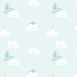 Tela Popelín Katia - Sky Cloud Rhinos