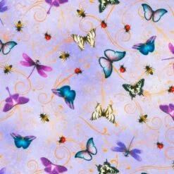 Tela De Algodón - Lavender - Secret Garden - Robert Kaufman