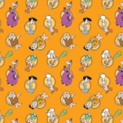 Tela De Algodón - Los Picapiedra - Sellos