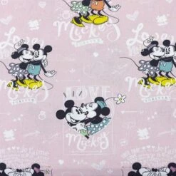 Tela De Algodón - Minnie And Mickey Mouse - Love