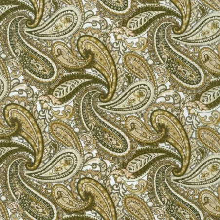 Tela De Algodón - Paisley. Vintage Mini Fleur - Robert Kaufman 3 Tela De Algodón - Paisley. Vintage Mini Fleur - Robert Kaufman