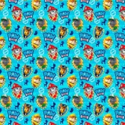 Tela De Algodón - Patrulla Canina - Sellos