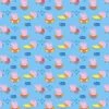 Tela De Algodón - Peppa Pig - Piscina -Las Tijeras Magicas Tienda tela de algodon peppa pig piscina