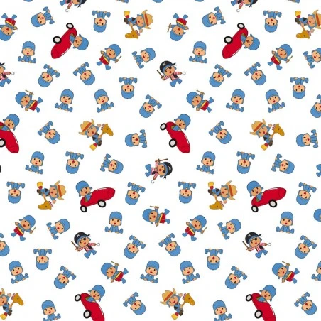 Tela De Algodón - Pocoyo - Juegos 3 Tela De Algodón - Pocoyo - Juegos