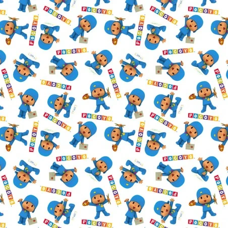 Tela De Algodón - Pocoyo 3 Tela De Algodón - Pocoyo