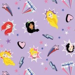 Tela De Algodón - Princesas Disney