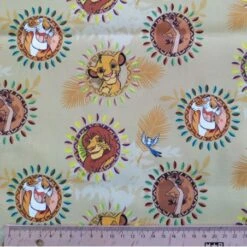 Tela De Algodón - Rey León