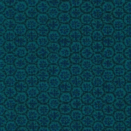 Tela De Algodón - Sevenberry. Nara Homespun - Flower Hexagon - Robert Kaufman 3 Tela De Algodón - Sevenberry. Nara Homespun - Flower Hexagon - Robert Kaufman