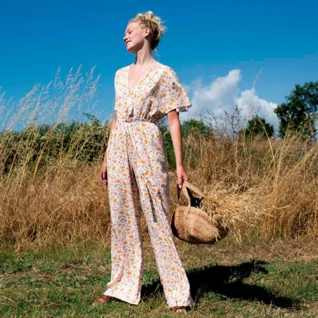 Tela Ecoviscose Katia - Spring Arrival Rust 4 Tela Ecoviscose Katia - Spring Arrival Rust - Imagen 2