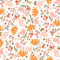 Tela Ecoviscose Katia - Spring Arrival Rust