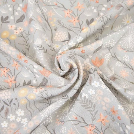 Tela Ecoviscose Katia - Swan Dance Flowers 3 Tela Ecoviscose Katia - Swan Dance Flowers