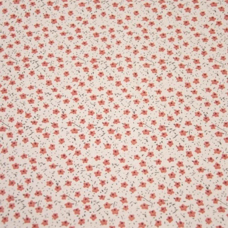 Tela Flannel Cotton Print Katia - Camelia Flowers 6 Tela Flannel Cotton Print Katia - Camelia Flowers - Imagen 4