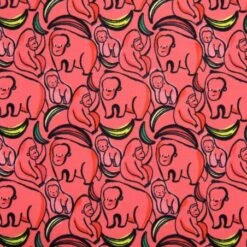 Tela Jersey Katia - Apes & Bananas