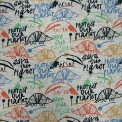 Tela Jersey Melange Katia - Anteater Graffiti