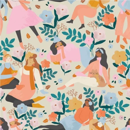 Tela Popelin Katia - Best Friends 3 Tela Popelin Katia - Best Friends