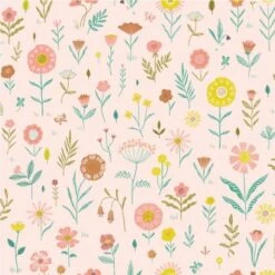 Tela Popelin Katia - Botanist Flowers