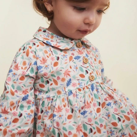 Tela Poplin Katia - Leaves Stamp 5 Tela Poplin Katia - Leaves Stamp - Imagen 3