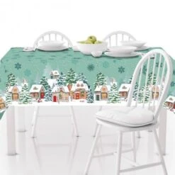 Tela Poplin Katia - Xmas Landscape