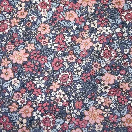 Tela Poplin Light Print Katia - Pink Orchid 4 Tela Poplin Light Print Katia - Pink Orchid - Imagen 2