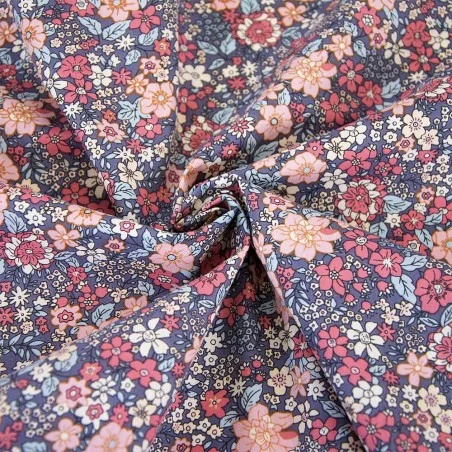 Tela Poplin Light Print Katia - Pink Orchid 3 Tela Poplin Light Print Katia - Pink Orchid