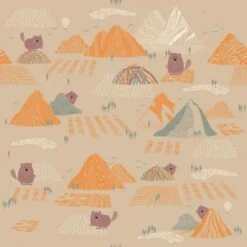 Tela Soft-Shell Katia - Beaver And Mountains