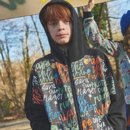 Tela Sweat Katia - Graffti Textures 4 Tela Sweat Katia - Graffti Textures - Imagen 2