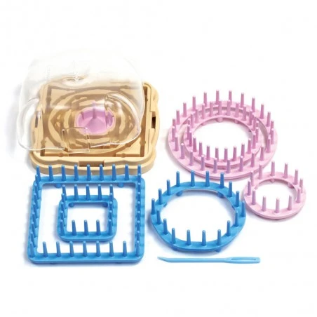 Telar Para Hacer Flores Hana-Ami Clover 4 Telar Para Hacer Flores Hana-Ami Clover - Imagen 2