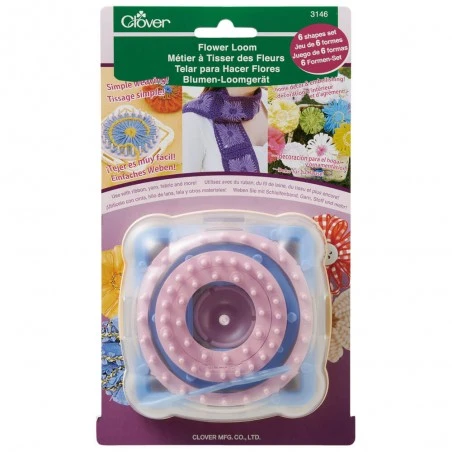 Telar Para Hacer Flores Hana-Ami Clover 3 Telar Para Hacer Flores Hana-Ami Clover